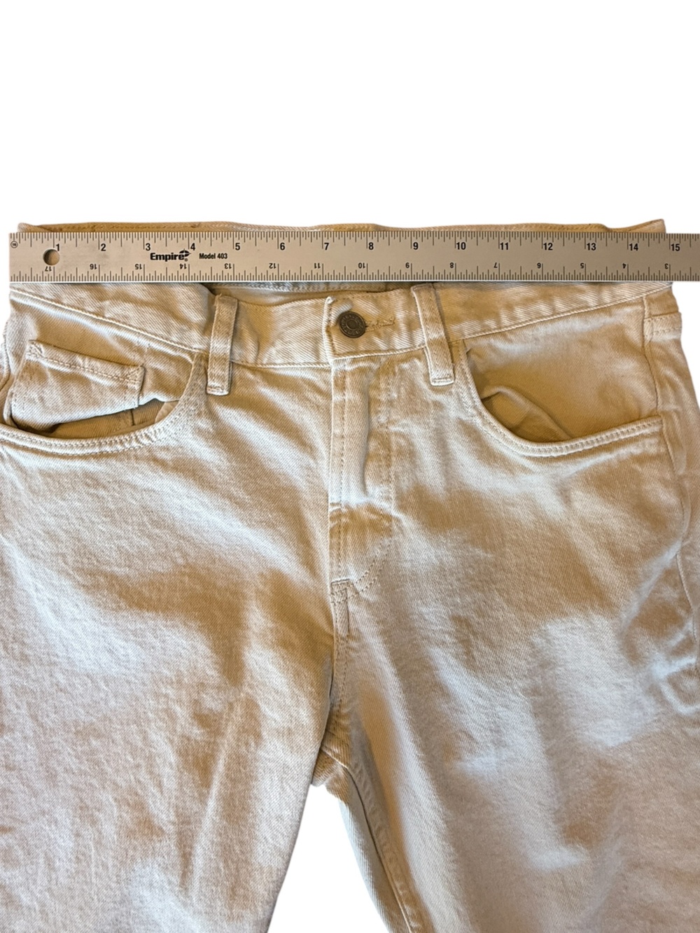 Faherty Slim Straight Denim in Stone Men’s Size 30x32 - Picture 13 of 16
